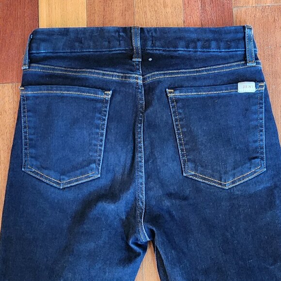 7 For All Mankind "JEN7" Dark Wash Ankle Skinny Jeans Size 4 - Picture 14 of 16